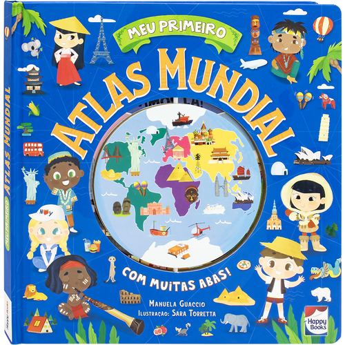 Livro Meu Primeiro Atlas Mundial Happy Books