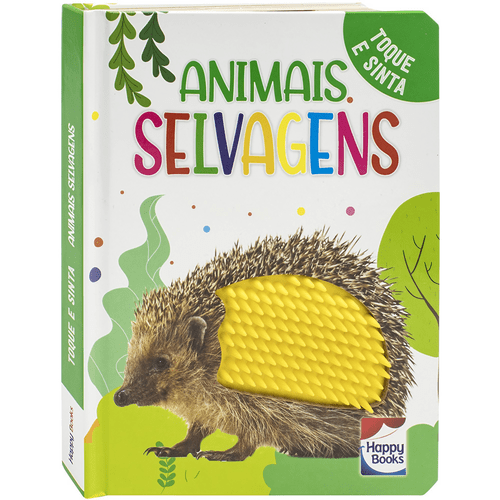 Livro Toque e Sinta II Animais Selvagens Happy Books