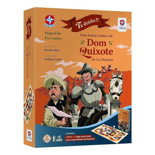 Livro Uma Aventura Lúdica de Dom Quixote Estrela