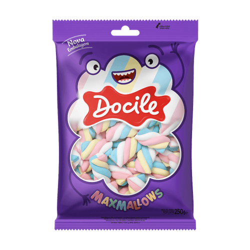 Marshmallow Twist Colorido 250g Docile