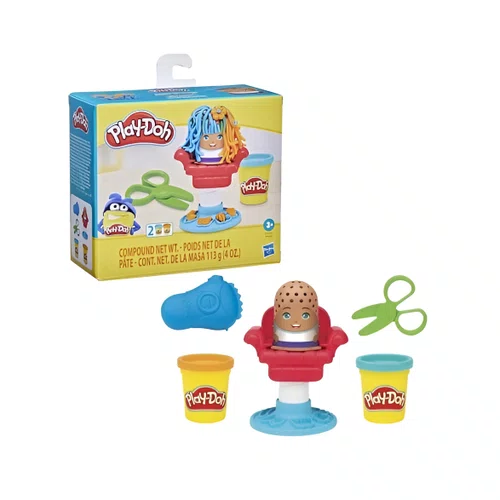 Massinha Play-Doh Corte Maluco Barbearia Com 2 Cores Hasbro