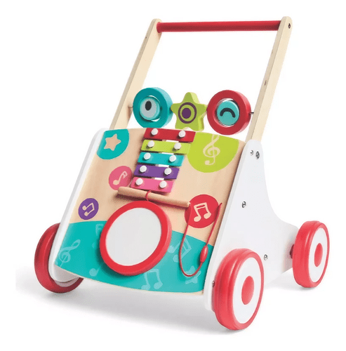 Meu Primeiro Andador Musical Em Madeira Hape