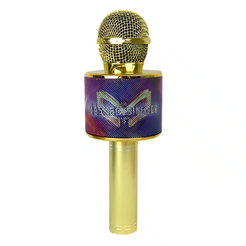 Microfone Infantil Bluetooth Dourado Cks Toys