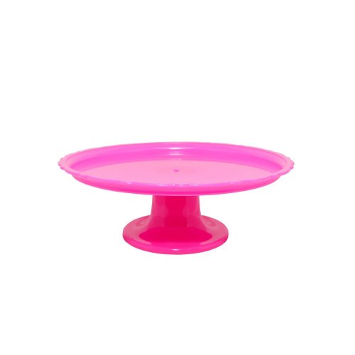 Mini Boleira Acrílica Rosa Chiclete 21cm LSC Toys