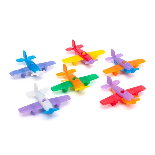 Mini Brinquedo Avião C/6 Unidades New Party