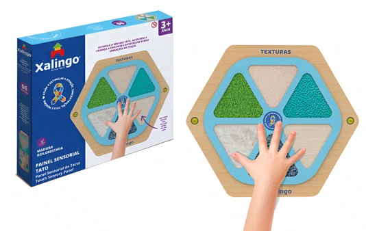 Painel Sensorial Tato Xalingo