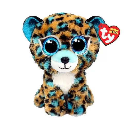 Pelúcia Ty Beanie Boos Leopardo Cobalt 16cm Toyng