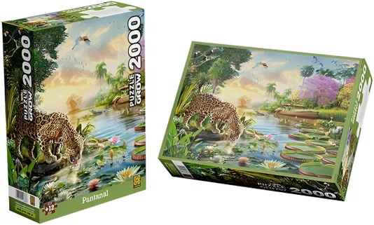Quebra-Cabeça Pantanal 2000 Peças Grow