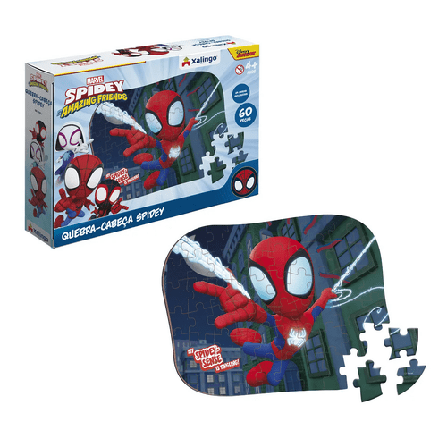 Quebra-Cabeça Spidey 60 Peças Xalingo