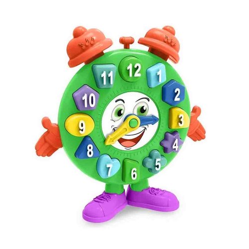 Relógio Educativo Tá Na Hora Verde Calesita