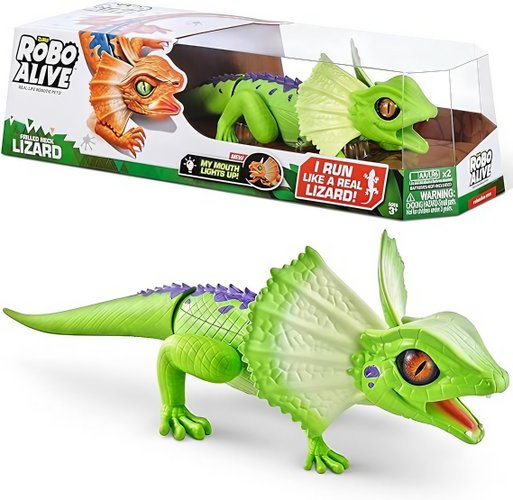 Robô Alive Lagarto Lizard Verde Candide
