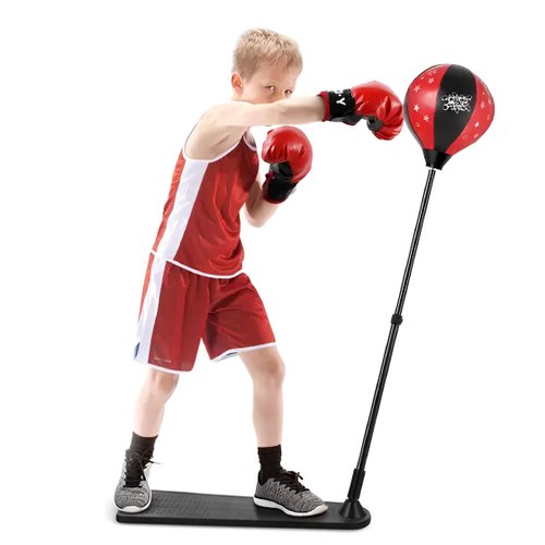Saco De Boxe Go Play Com Suporte Luvas e Bomba Multikids