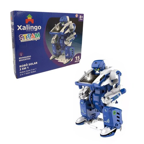 Steam Educativo Robô Solar 3 em 1 Xalingo
