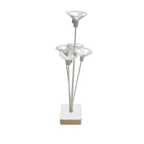 Suporte Pega Balão C/5 Hastes 45cm Em Madeira