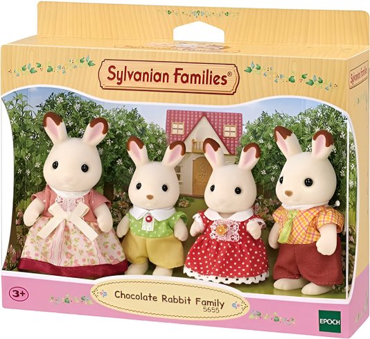 Sylvanian Families Família dos Coelhos Chocolate