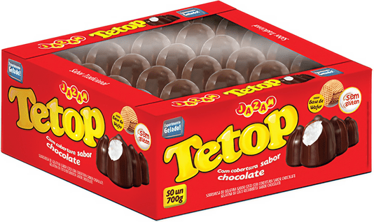 Tetop Chocolate C/50 Unidades 700g Jazam