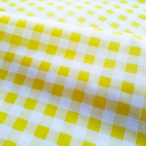 Tnt Estampado Xadrez Amarelo 1 Metro Mewi Tnt Estampado Xadrez Amarelo 1 Metro Mewi