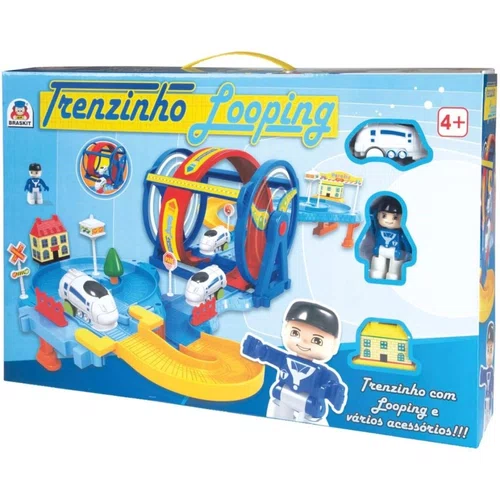 Trenzinho Looping Trem e Pista Braskit