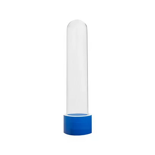 Tubete Grande Com Tampa Azul Royal C/10 Unidades Mirandinha