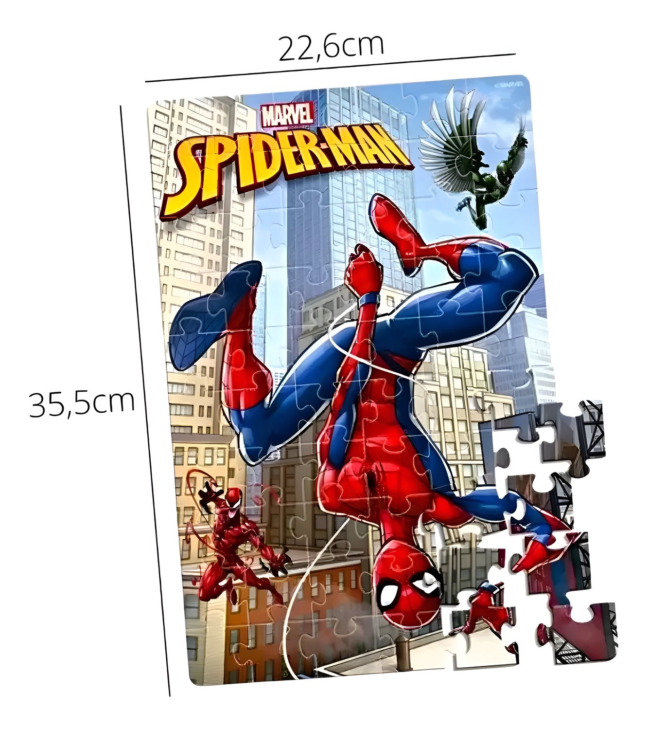 Quebra-Cabeça Homem Aranha 60 Peças Toyster Quebra-Cabeça Homem Aranha 60 Peças Toyster
