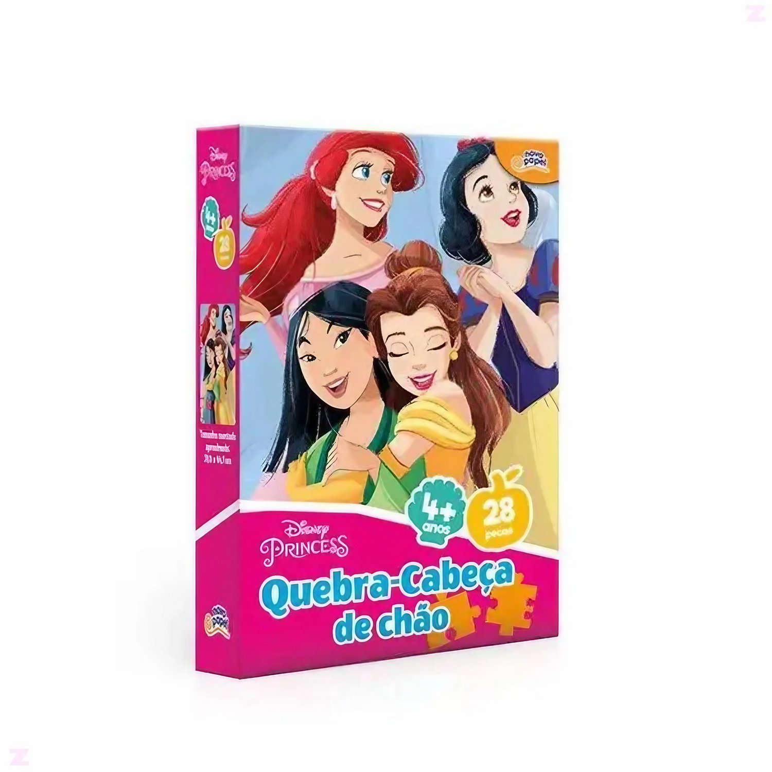 Quebra-Cabeça Princesas Disney 28 Peças Toyster - Festa Prática Brinquedos