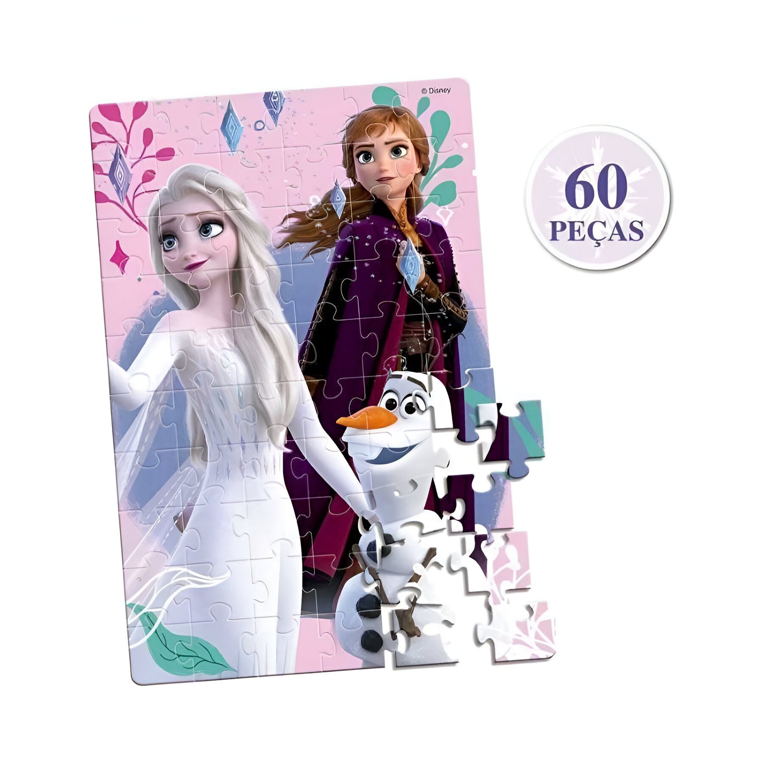 Quebra-Cabeças Frozen 60 Peças Toyster Quebra-Cabeças Frozen 60 Peças Toyster