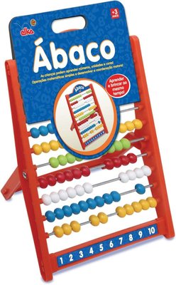 Ábaco Escolar Com 100 Bolinhas Elka