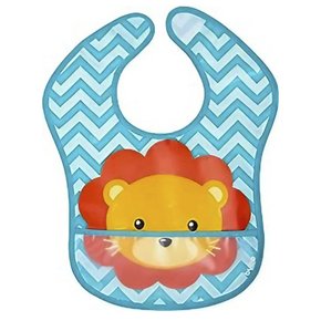 Babador com Bolso de Leão Buba