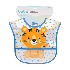 Babador com Bolso de Tigrinho Buba