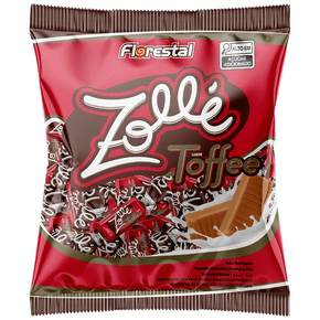 Bala Mastigável Zollé Toffee Caramelo 500g Florestal