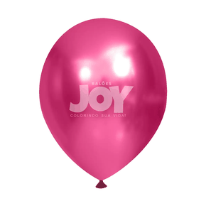 Balões Joy 11" 28cm Pink Metalizado C/50 Unidades