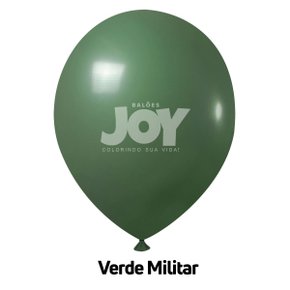 Balões Joy Big 60cm Verde Militar C/1 Unidade