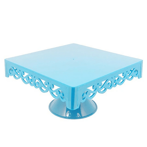 Bandeja Provençal Azul Claro Com Base