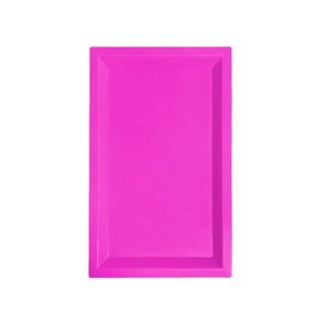 Bandeja Pink Retangular Sem Base