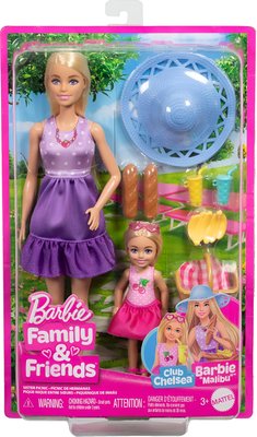 Barbie Conjunto Piquenique Malibu e Chelsea Mattel