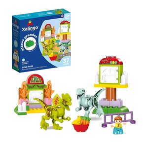 Bloco de Montar Grande Dino Park 37 Peças Xalingo