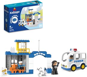 Bloco de Montar Grande Policia 36 Peças Xalingo