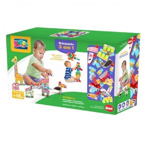 Blocolândia Brinquedo 3 em 1 Dismat