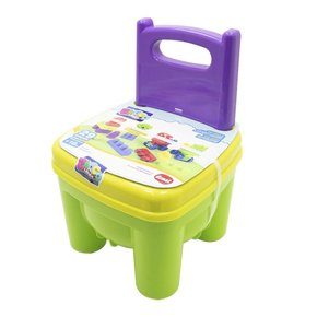 Blocos de Montar Brinkadeira Com Cadeirinha Dismat