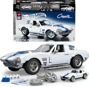 Conjunto De Montagem Hot Wheels Corvette '63 Grand Sport 918 Peças