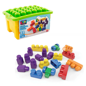 Blocos De Montar MK165 Box Block Verde Dismat