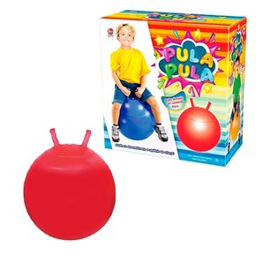 Bola Pula Pula Divertida Vermelha Líder