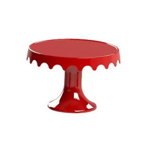 Boleira De Plástico Alta Vermelha Tasil