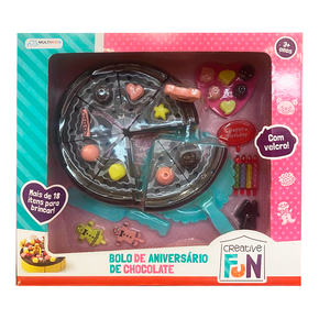 Bolo De Aniversário De Chocolate Creative Fun Multikids