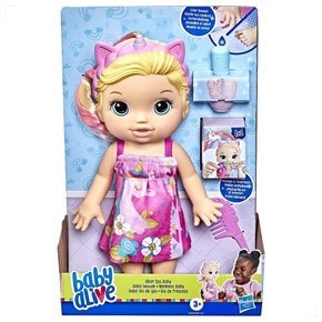 Boneca Baby Alive Dia de Princesa Glam Spa Loira