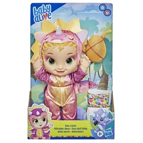Boneca Baby Alive Dino Cuties Loira Hasbro