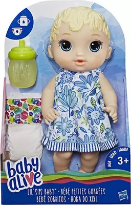 Boneca Baby Alive Hora do Xixi Loira Hasbro