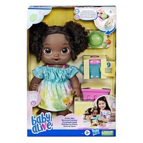 Boneca Baby Alive Hora Do Suco Negra Hasbro