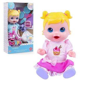 Boneca Baby's Collection Comidinha Super Toys