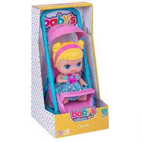 Boneca Baby's Collection Mini Carrinho Super Toys